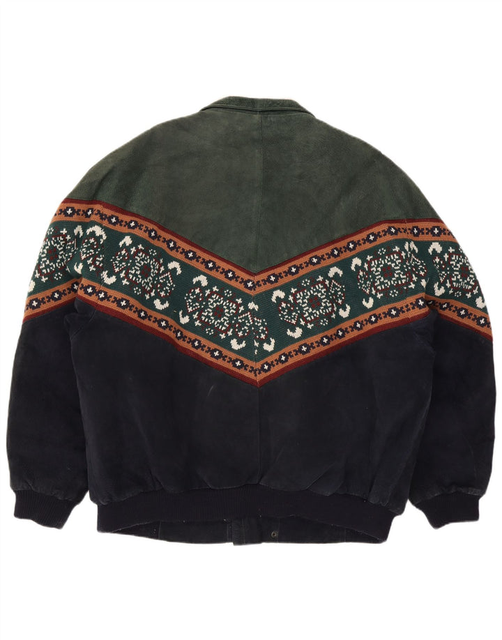 Cable Car Clothiers Herren Shearling Jacke UK 44 2XL Mehrfarbig Fair Isle