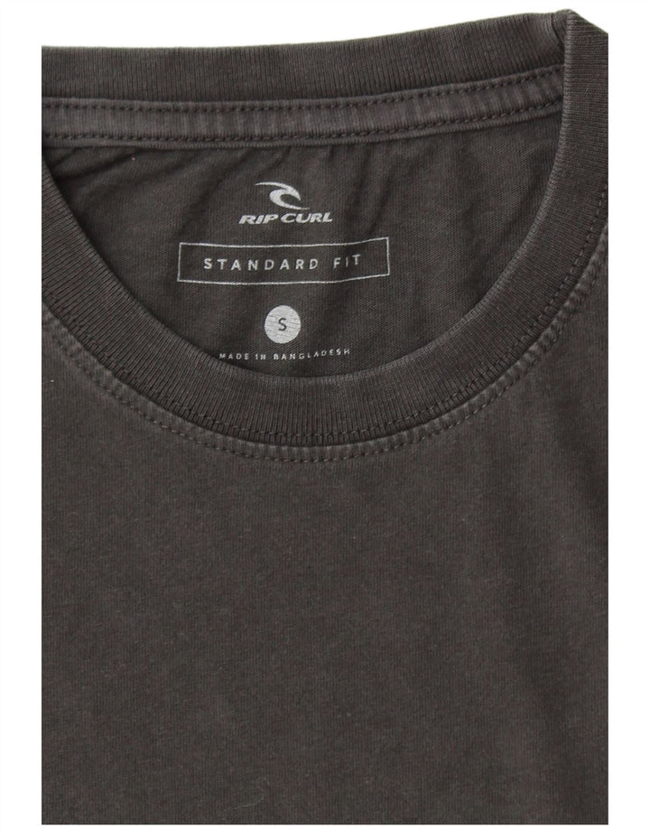 RIP CURL Herren-T-Shirt mit Standard-Passform, Grafik, Größe S, Grau