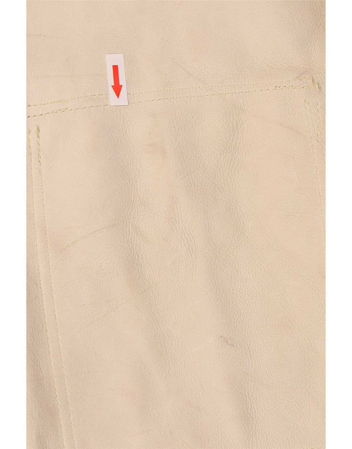 Vintage Herren Wildlederjacke IT 50 Large Beige