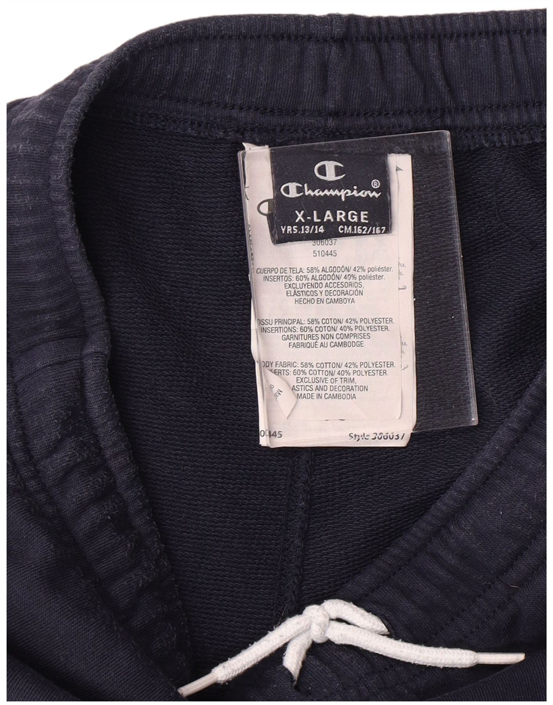 CHAMPION Jungen-Trainingsanzug mit grafischer Hose und Jogger, 13–14 Jahre, Marineblau