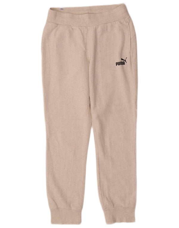Puma Damen Trainingshose Jogger UK 10 Small Grau Polyester
