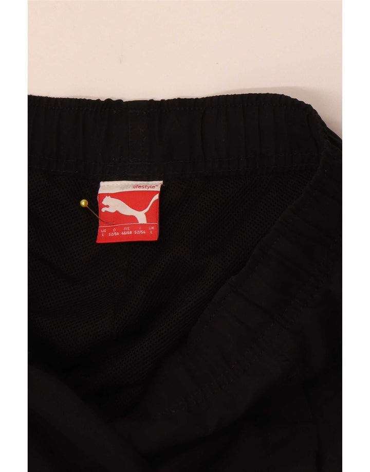 Puma Herren Graphic Sport Shorts Large Schwarz