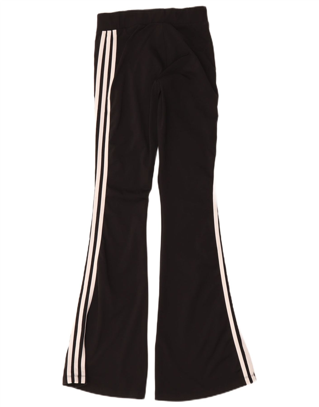 Adidas Damen Flare Leggings UK 8/10 Small Schwarz Polyester
