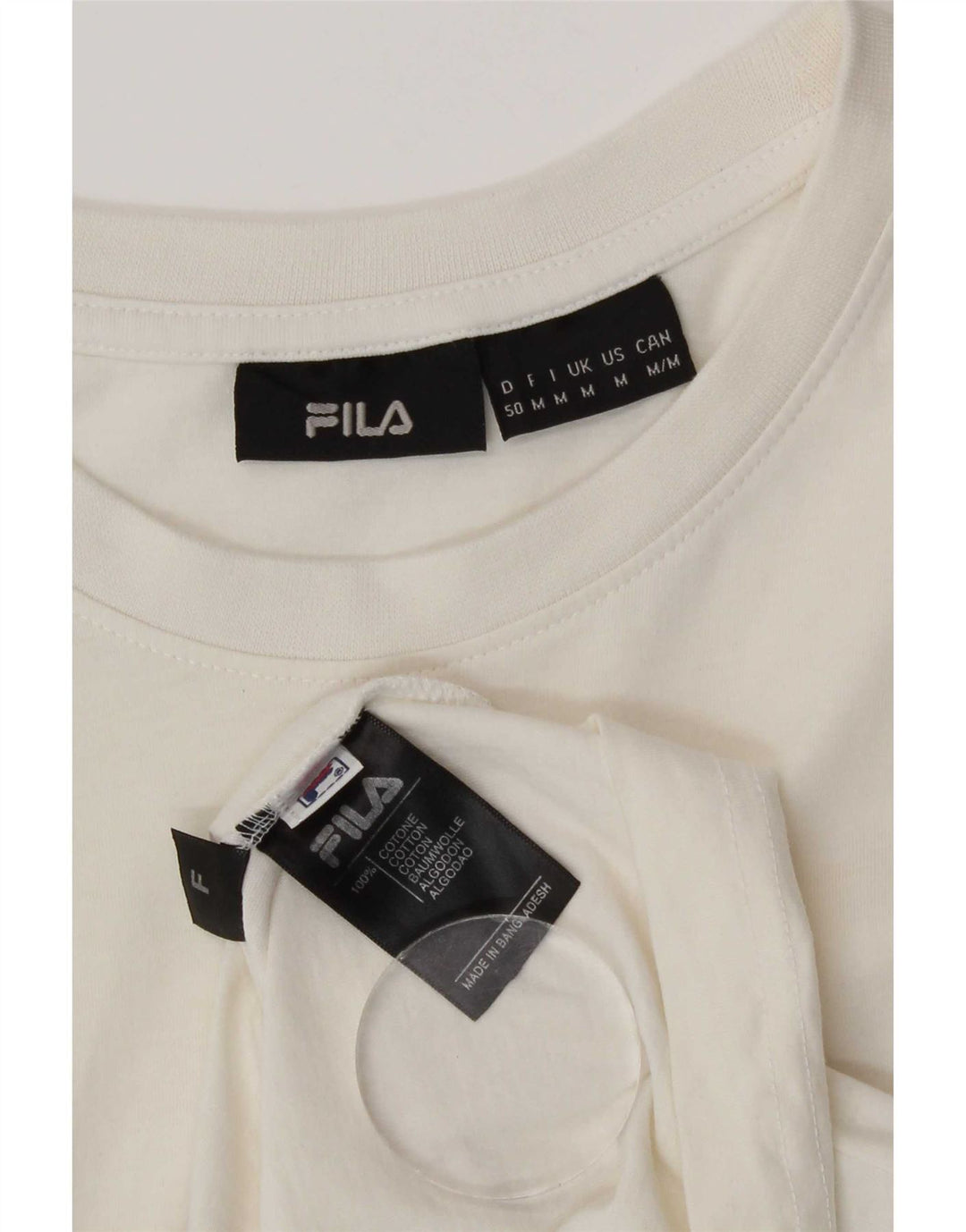 Fila Herren-T-Shirt mit Grafik, mittelweiße Baumwolle