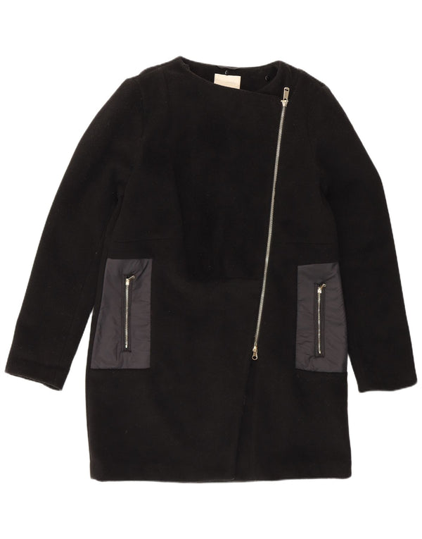 Gas Damen Mantel IT 42 Medium Schwarz