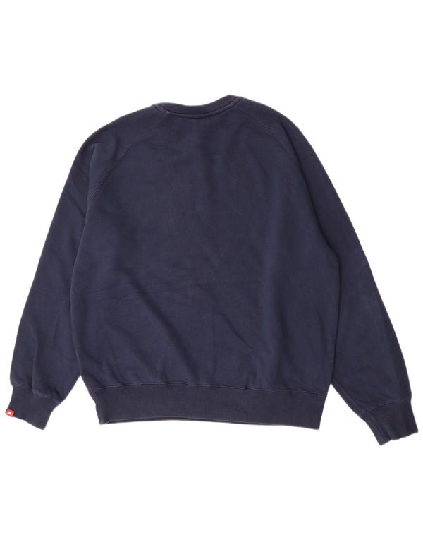 Nike Herren-Sweatshirt-Pullover, groß, marineblau, Baumwolle