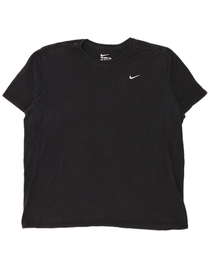 NIKE Herren Athletic Cut T-Shirt Top 2XL Schwarz