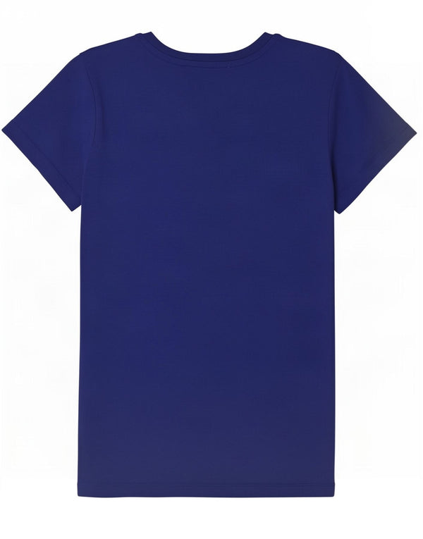 Guess Grafik-T-Shirt-Oberteil für Damen, Gr. 8, Blau