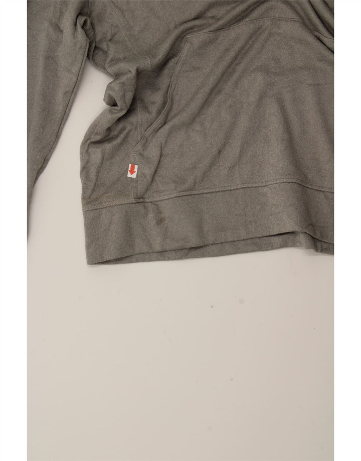 ADIDAS Mens Hoodie Jumper XL Grey Polyester Vintage Adidas and Second-Hand Adidas from Messina Hembry 