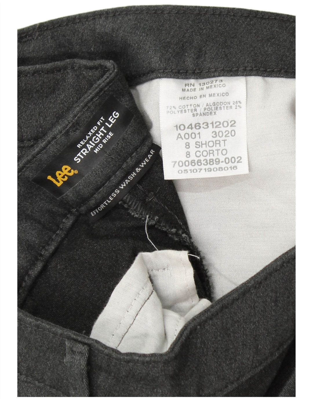 LEE Damen-Freizeithose mit mittlerer Leibhöhe, entspannter Passform, US 8, M, B30, L30, Grau