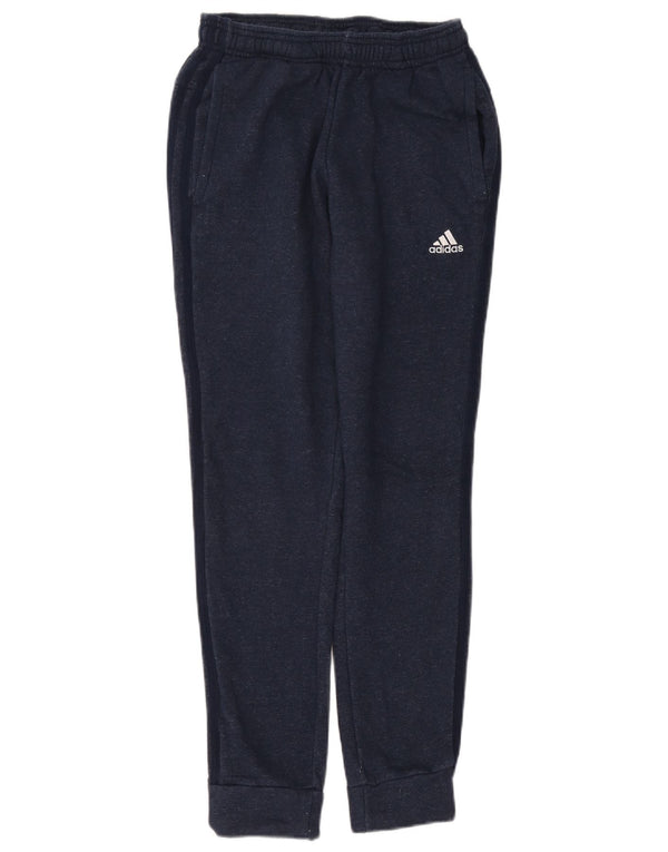 Adidas Herren-Trainingshose, Jogginghose, klein, marineblau, Baumwolle