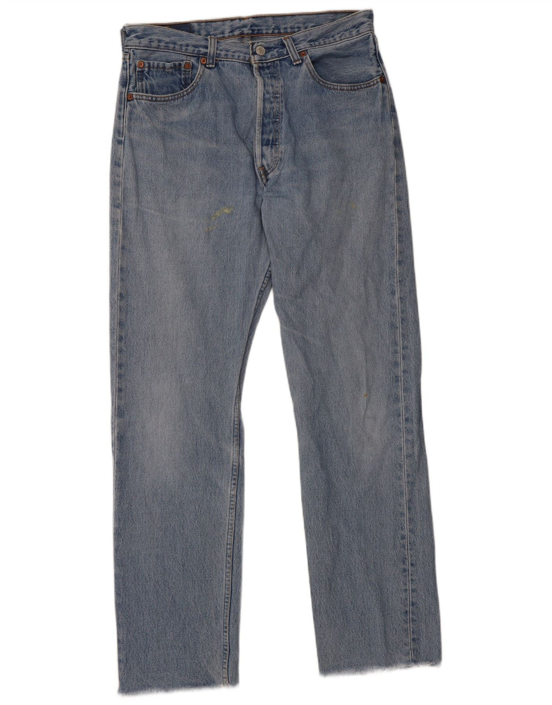 Levi's Herren 501 Straight Jeans W33 L30 Blaue Baumwolle