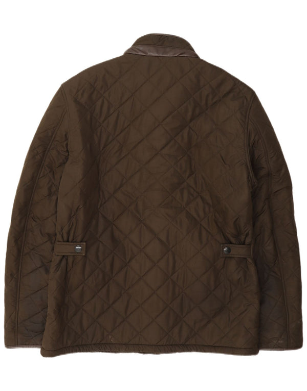 Barbour Herren Steppjacke UK 40 Large Khaki Polyester