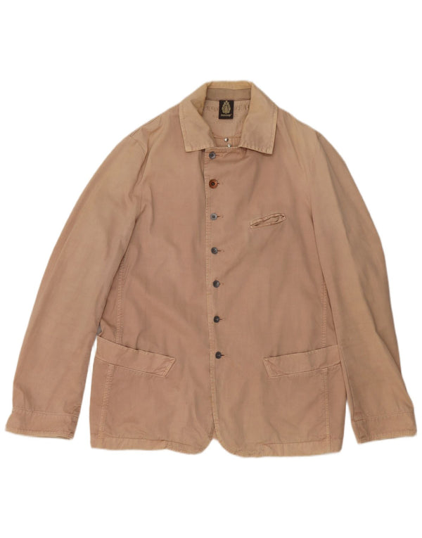 DONDUP Damen Bomberjacke IT 52 2XL Beige Baumwolle