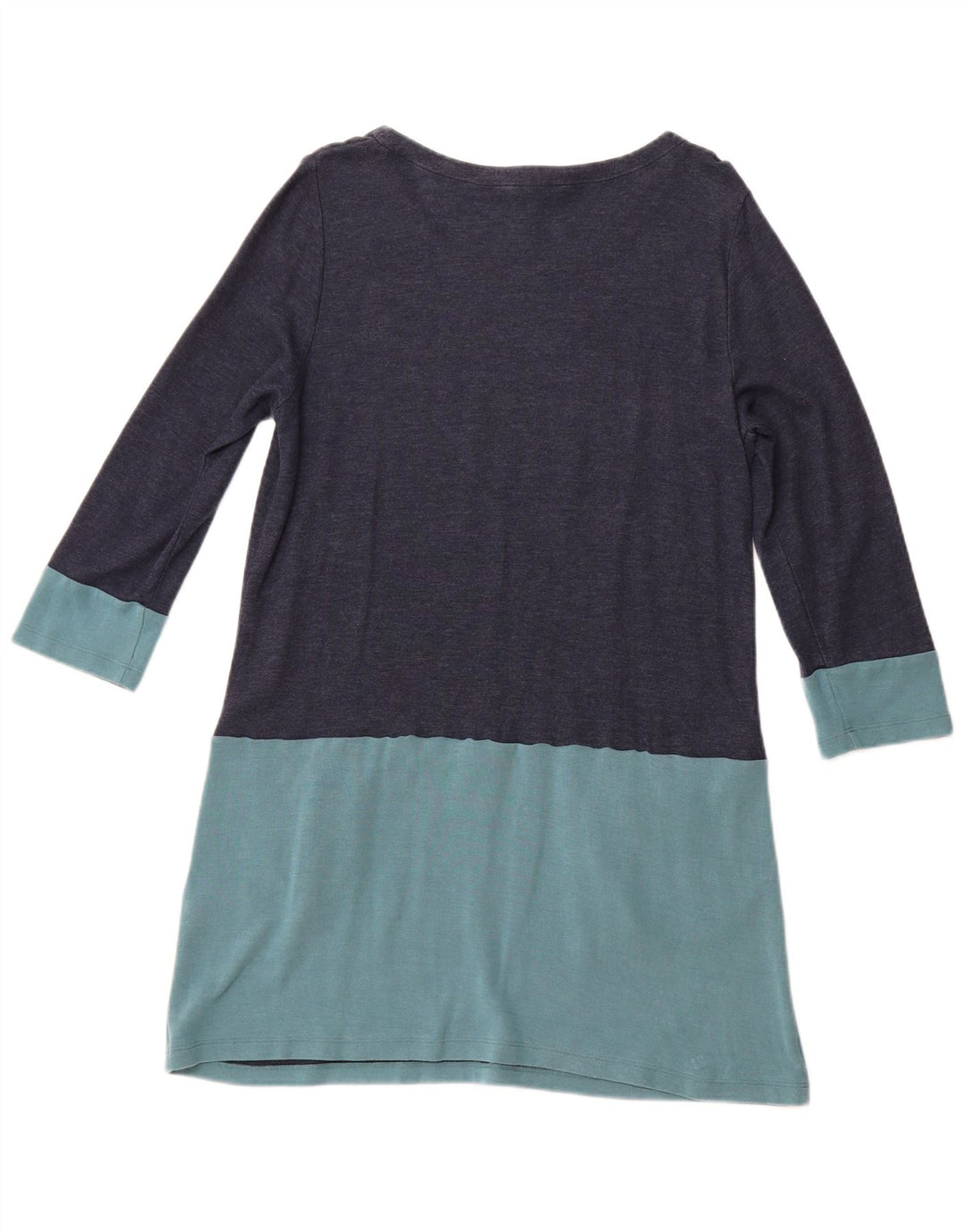 WHITE STUFF Damen-A-Linien-Kleid, Größe 46, Marineblau, Farbblock