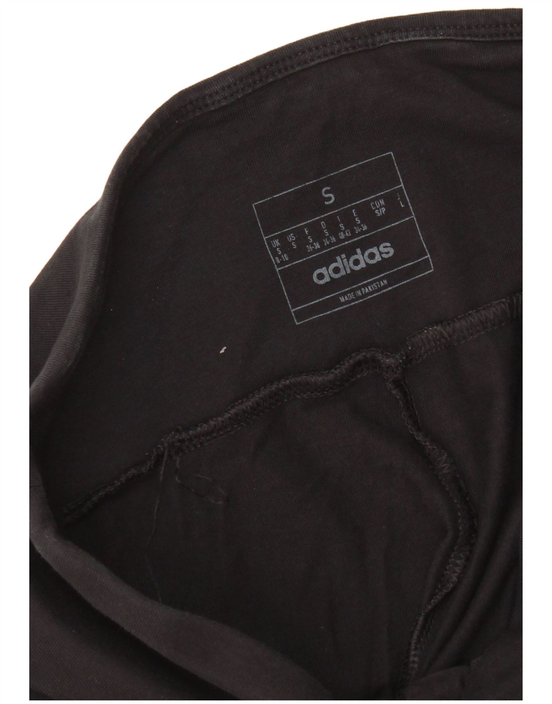 Adidas Damen Graphic Leggings UK 8/10 Small Schwarz