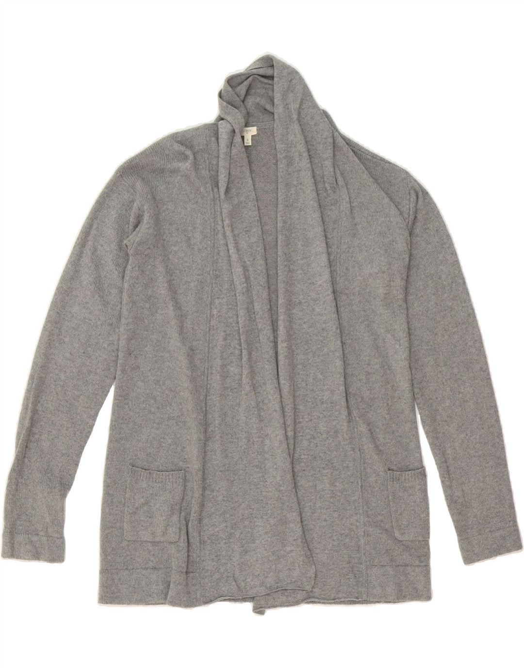 J. CREW Womens Cardigan Sweater UK 10 Small Grey Viscose Vintage J. Crew and Second-Hand J. Crew from Messina Hembry 