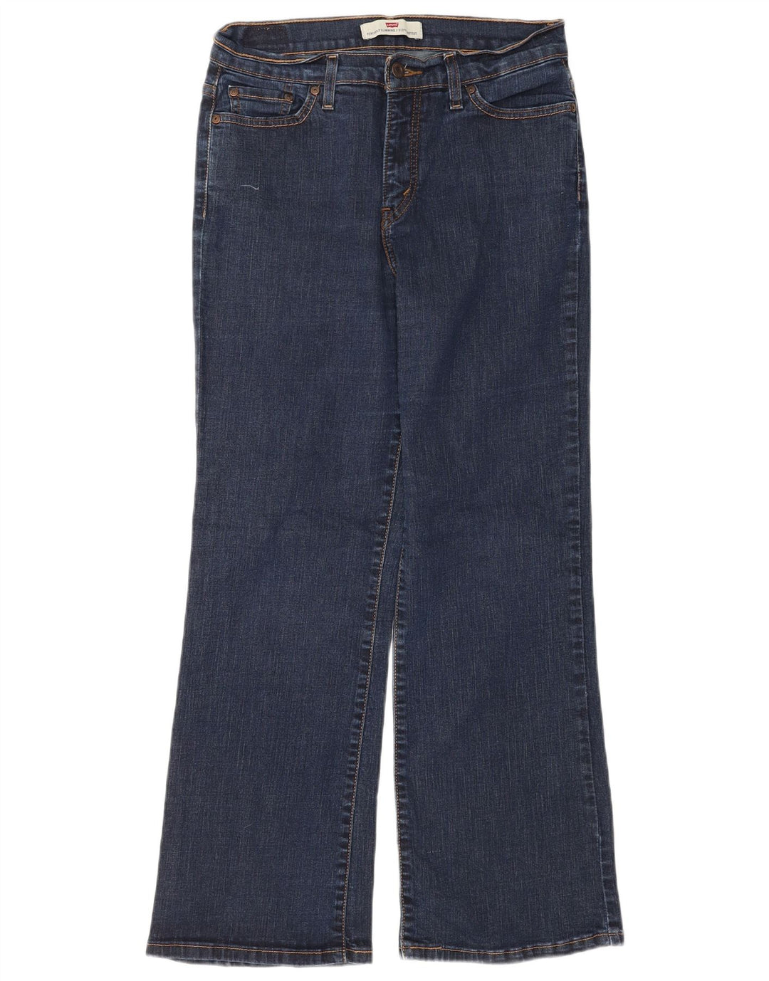 Levi's Damen 512 Perfectly Slim Bootcut Jeans W31 L30 Blaue Baumwolle