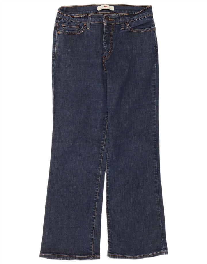 Levi's Damen 512 Perfectly Slim Bootcut Jeans W31 L30 Blaue Baumwolle