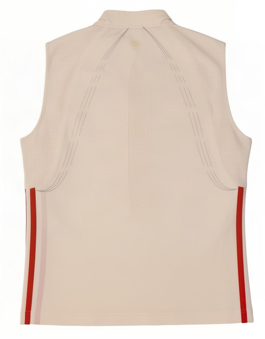 Adidas Damen-Trägershirt UK 14 Mittelweißes Colourblock-Polyester