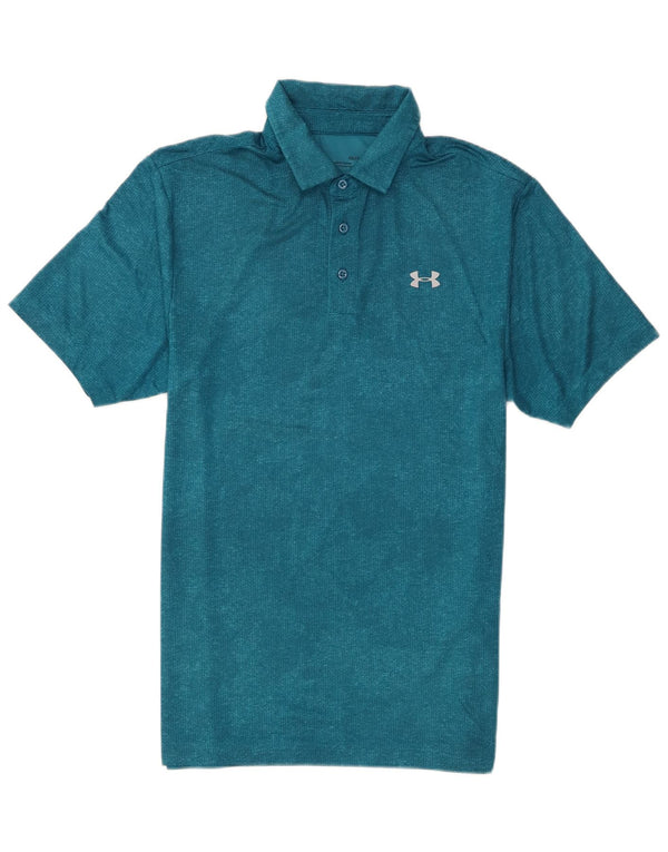 Under Armour Herren Heat Gear Poloshirt Small Blau