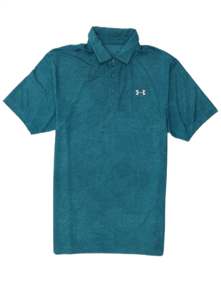 Under Armour Herren Heat Gear Poloshirt Small Blau