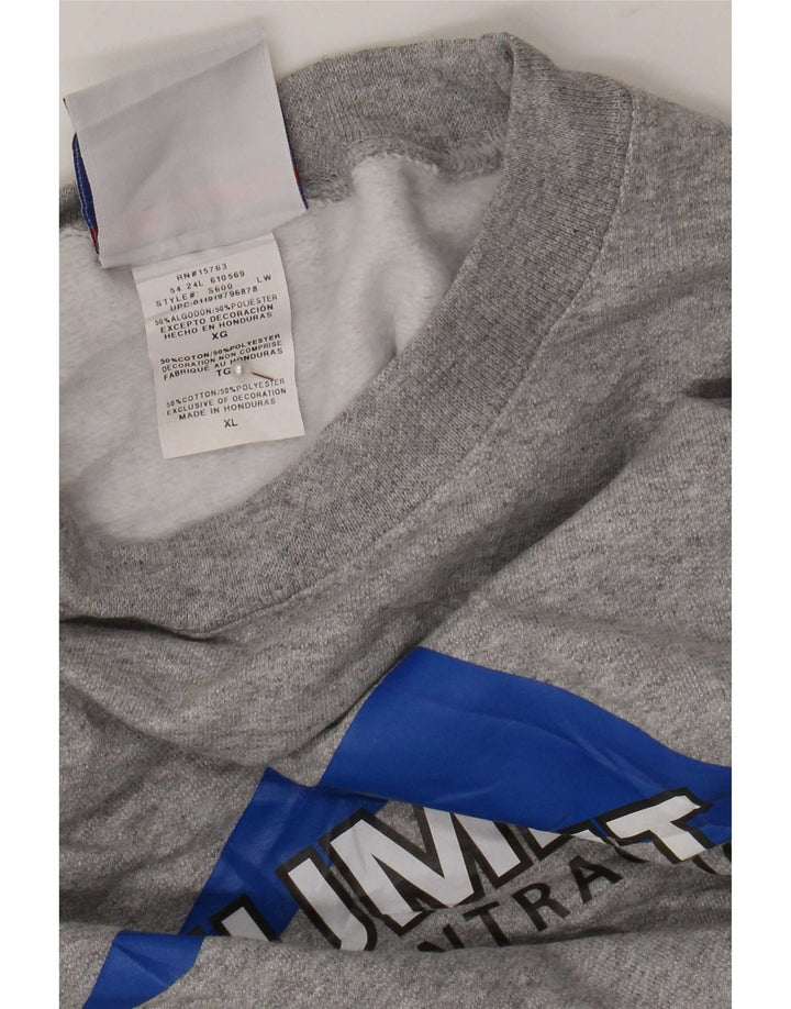 Champion Herren Summit Graphic Sweatshirt Pullover XL Grau gefleckte Baumwolle