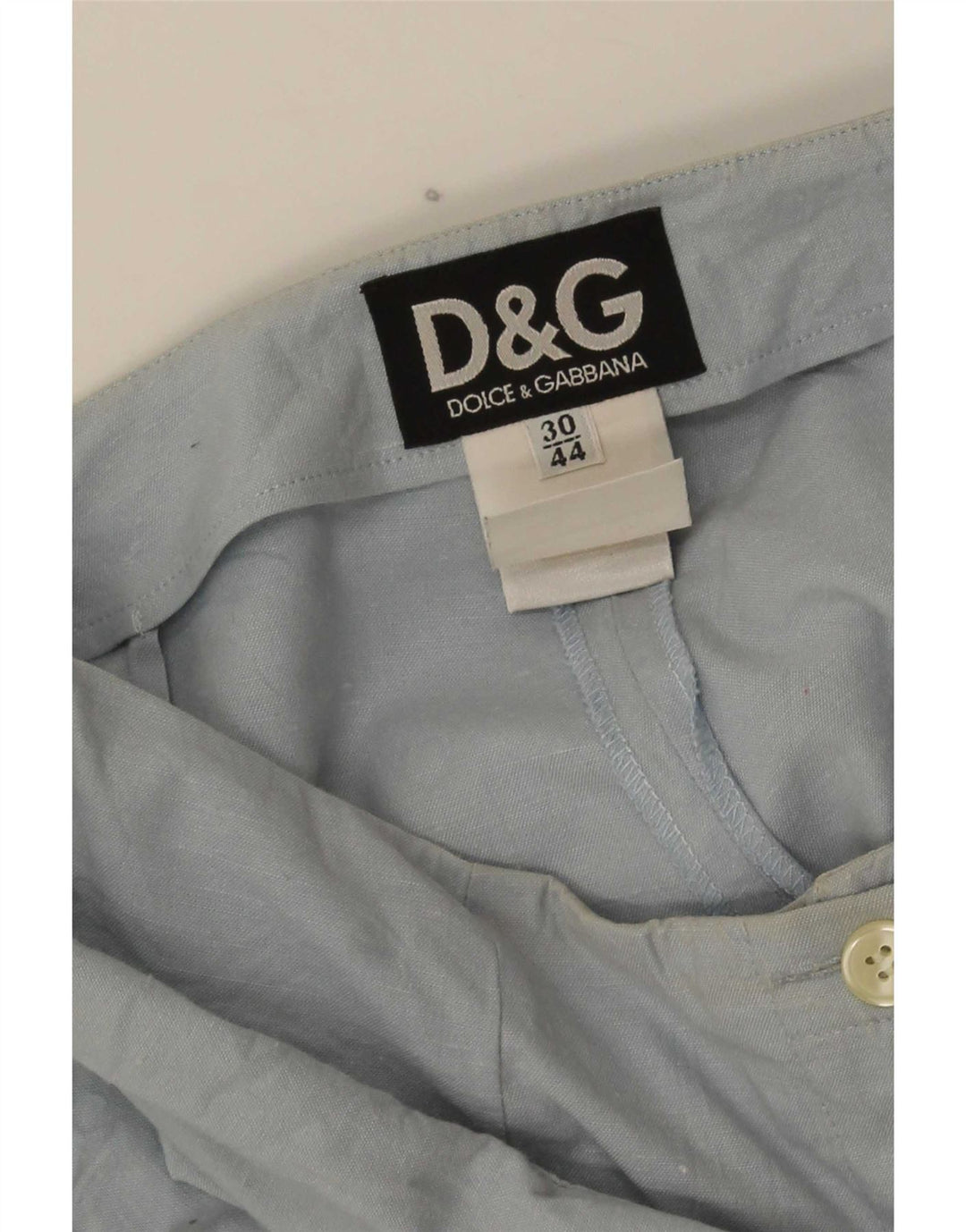 Dolce & Gabbana Damen Bootcut-Hose IT 44 Medium W30 L31 Blau