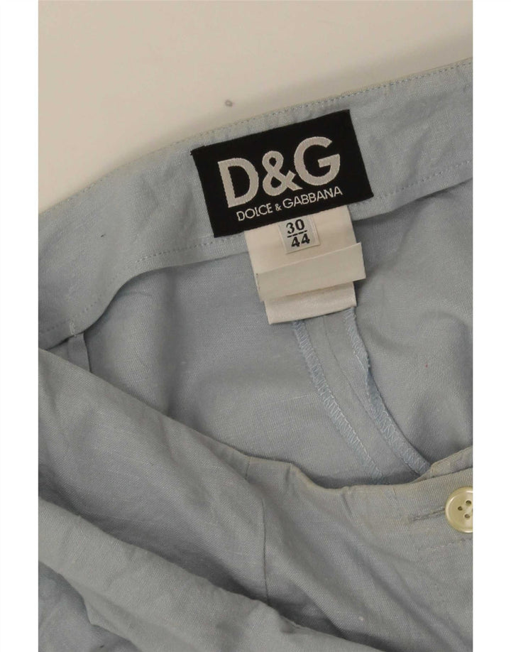 Dolce & Gabbana Damen Bootcut-Hose IT 44 Medium W30 L31 Blau