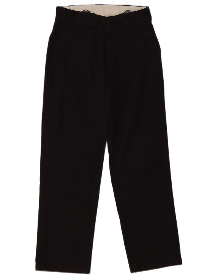 Dickies Damen gerade Chinohose W26 L26 Schwarz Polyester