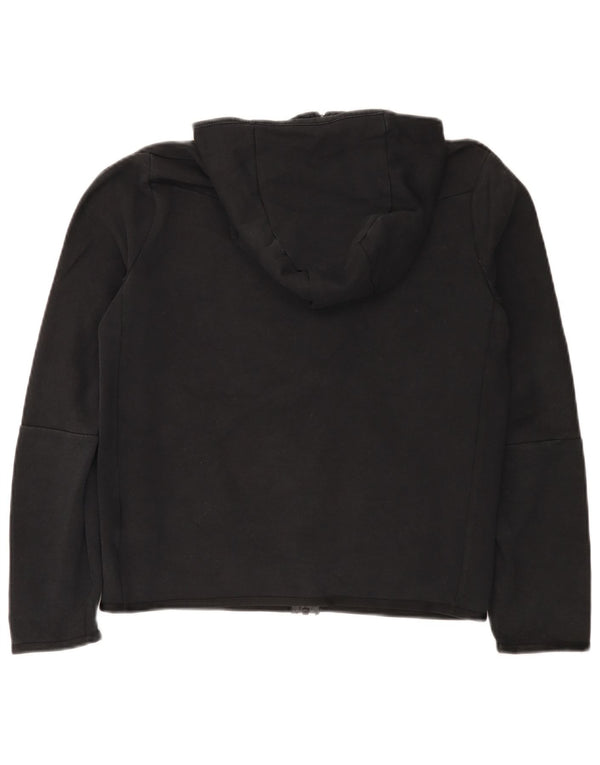 Nike Jungen-Kapuzenpullover mit Reißverschluss, 13–14 Jahre, XL, schwarze Baumwolle