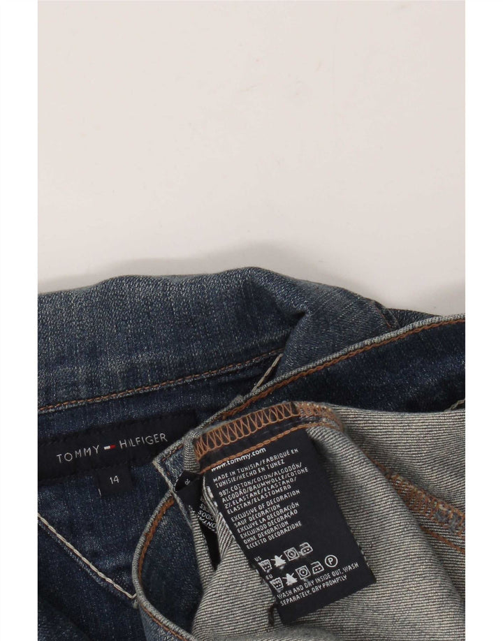 Tommy Hilfiger Damen Jeansjacke US 14 XL Blaue Baumwolle