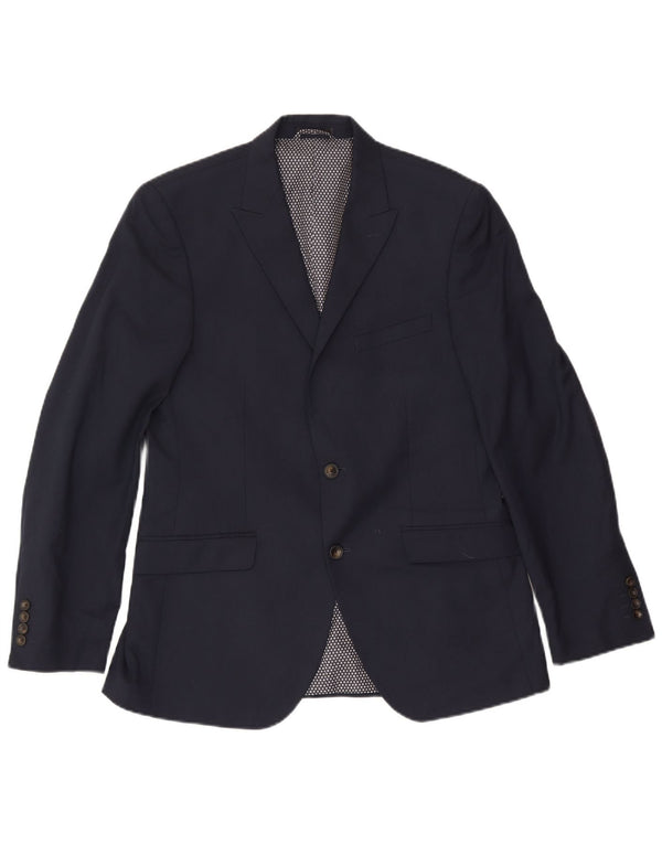 Marks & Spencer Herren-Blazer mit 2 Knöpfen, Größe UK 40, mittleres Marineblau