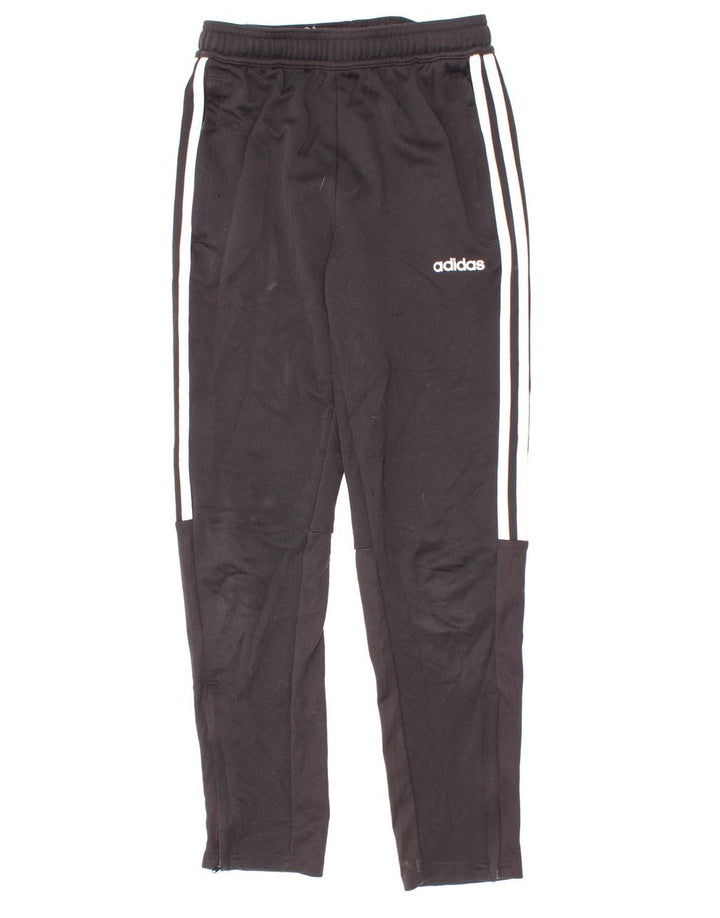 Adidas Jungen Climalite Trainingshose 11–12 Jahre, schwarzes Polyester