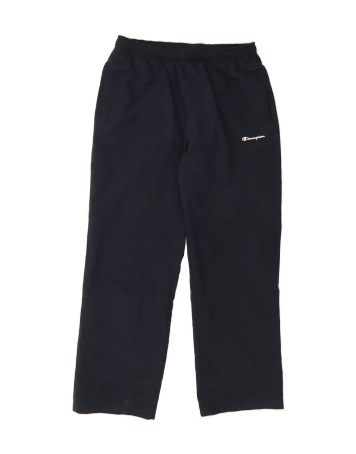 CHAMPION Mens Tracksuit Trousers Large  Navy Blue Polyester Vintage Champion and Second-Hand Champion from Messina Hembry 