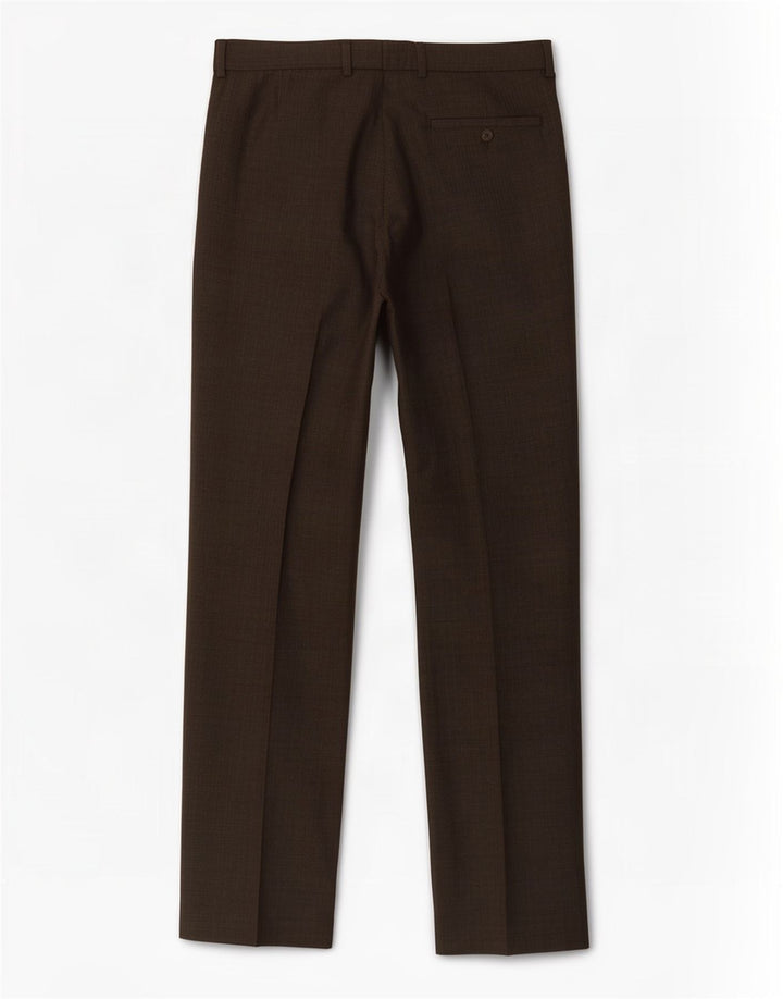 Marks & Spencer Herren-Anzughose mit Pegged-Anzug, W32, L31, braunes Polyester