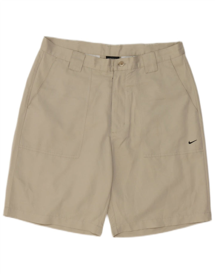 Nike Herren Chino Shorts W34 Large Beige Polyester