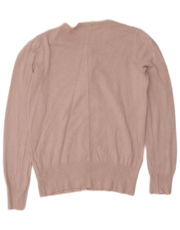 Marks & Spencer Damen-Cardigan-Pullover UK 8 Small Rosa Viskose