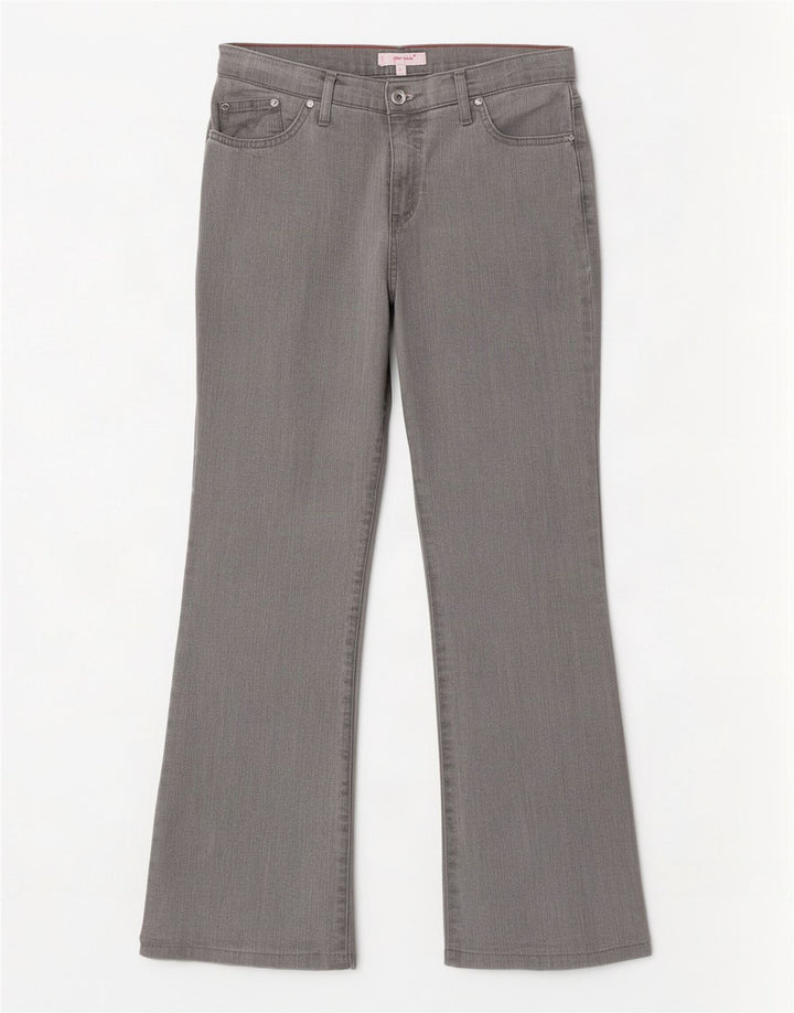 Marks & Spencer Damen Per Una Bootcut Jeans UK 14 Medium W34 L28 Grau