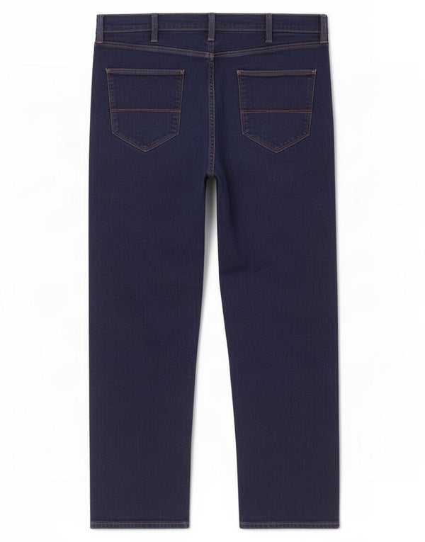 Marks & Spencer Mens Straight Jeans W36 L29 Navy Blue Cotton