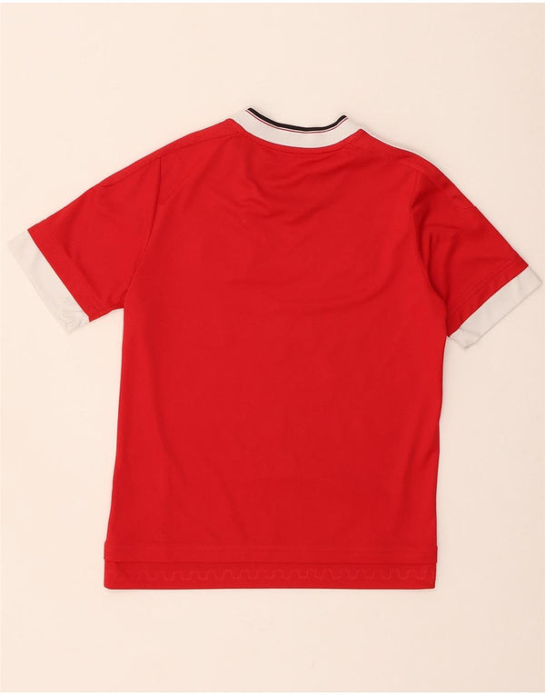 ADIDAS Jungen Manchester United Graphic T-Shirt Top 11–12 Jahre Rot