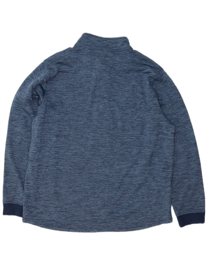 Under Armour Herren Cold Gear Pullover-Trainingsanzugoberteil XL Marineblau gefleckt