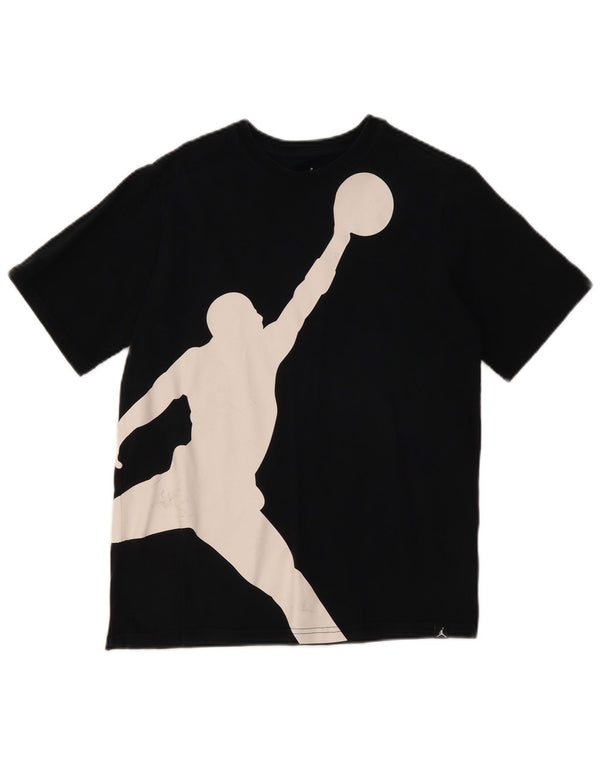JORDAN Jungen T-Shirt mit Grafik, 13–14 Jahre, XL, Schwarz