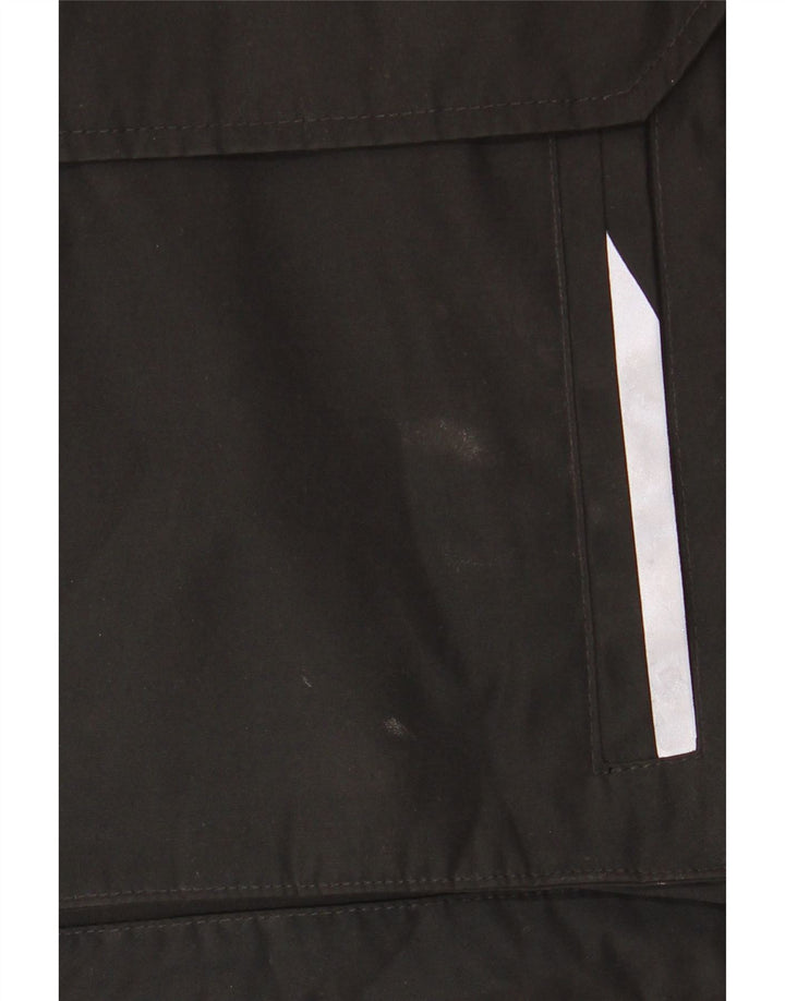 Marks & Spencer Herren-Skijacke mit Kapuze, UK 40, Größe L, Schwarz, Farbblock