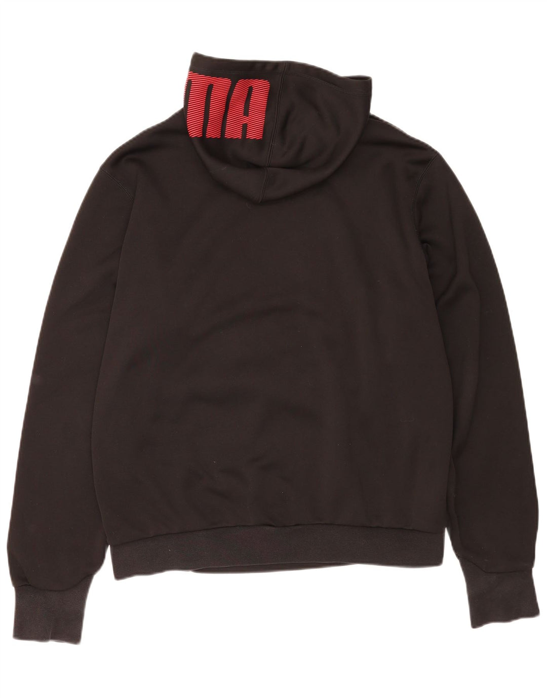 Puma Herren Kapuzenpullover, groß, schwarzes Farbblock-Polyester