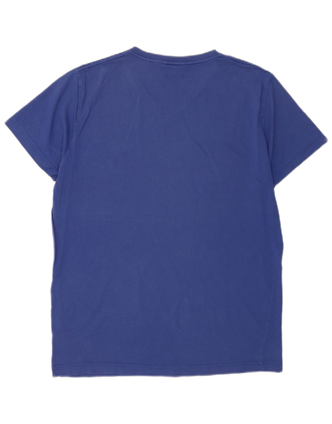 Gant Slim Fit T-Shirt-Oberteil für Herren, groß, aus blauer Baumwolle