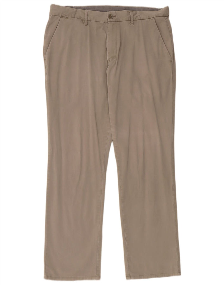 Calvin Klein Herren Straight Chino Hose W36 L32 Grau