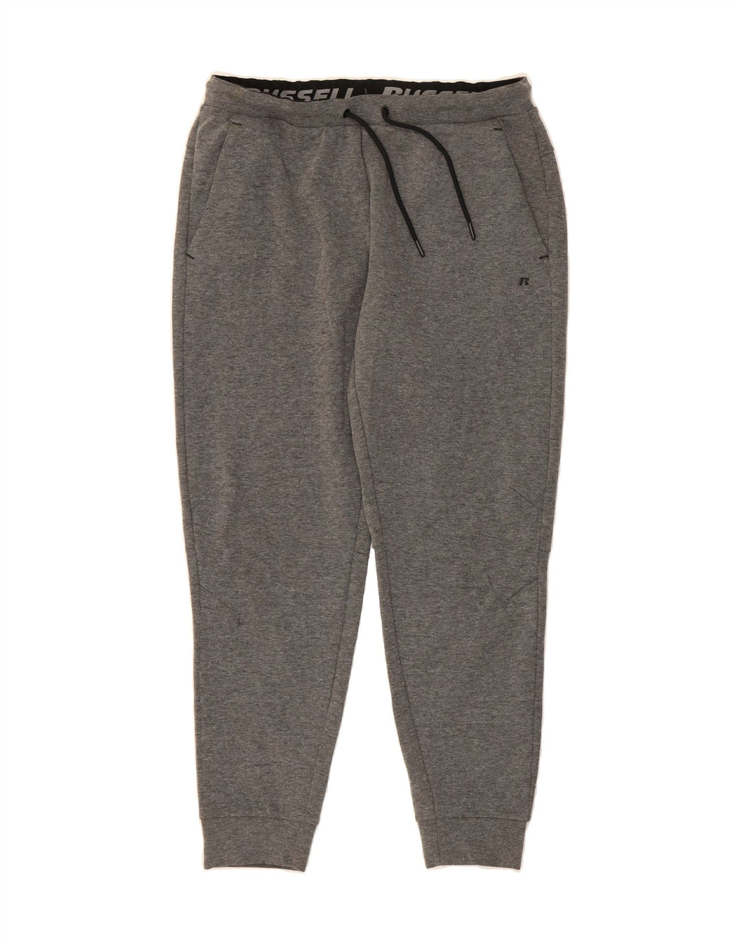 RUSSELL ATHLETIC Mens Tracksuit Trousers Joggers Medium Grey Polyester Vintage Russell Athletic and Second-Hand Russell Athletic from Messina Hembry 