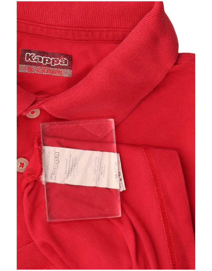 KAPPA Herren Poloshirt XL Rot Baumwolle