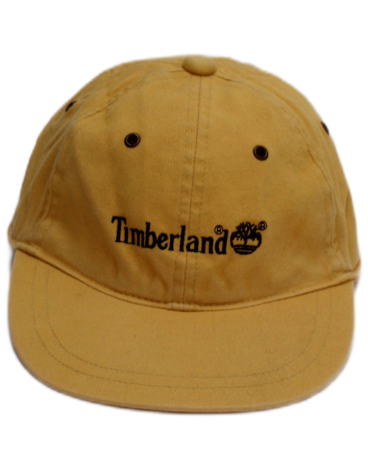 Timberland Baseballkappe mit Grafik für Jungen, 6–7 Jahre, gelbe Baumwolle